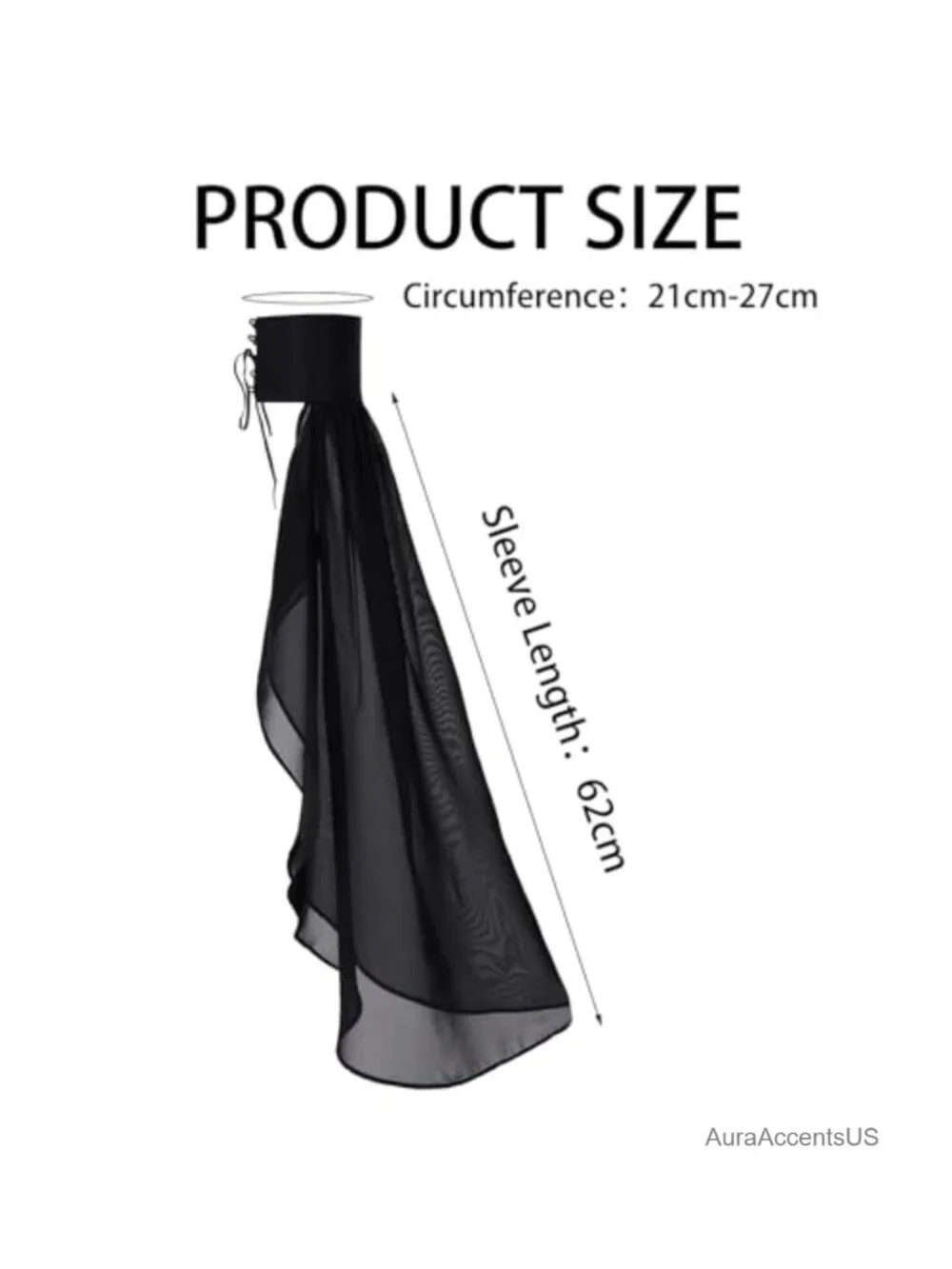 Long Detachable Tulle Gloves for Wedding Halloween Party